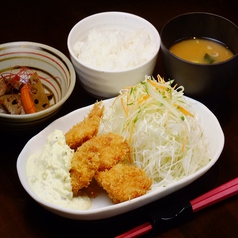 大山鶏のチキンカツ　定食