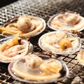 料理メニュー写真 浜焼き定番の貝類