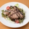 【温菜】豚ロース肉の炙り焼きサラダ仕立て～バルサミコ酢のソース～