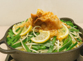 料理メニュー写真 特選ミックスホルモン　ガーリック塩レモン