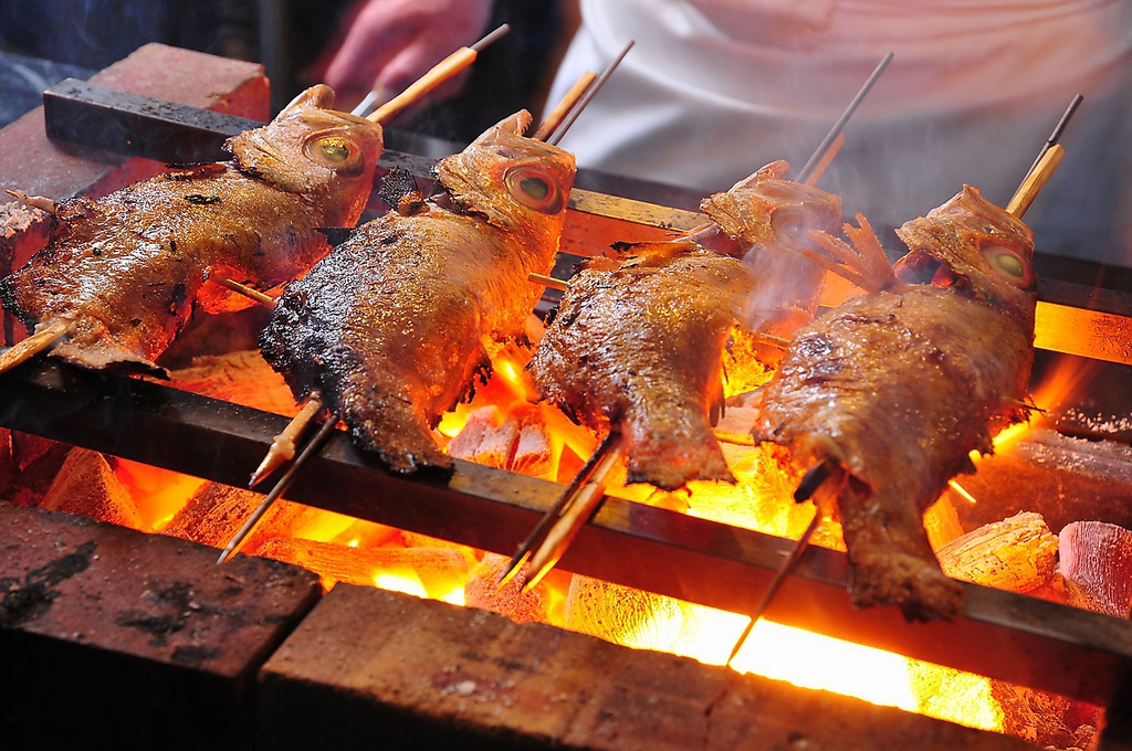新潟の味。白身魚の王様〈のど黒〉佐渡の藻塩焼もしくは刺身。　※入荷ないない場合あり