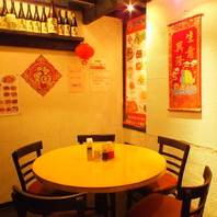 人気の個室完備・中華テーブル