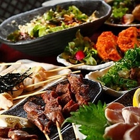 鶏尽くしのコースは各種ご宴会に