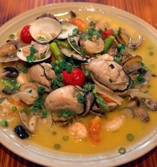 牡蠣のアクアパッツァの写真