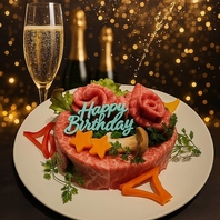 黒毛和牛肉ケーキもご用意しております！