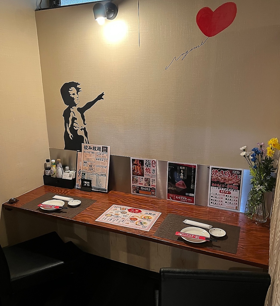 横並びで、カップル席もご用意しております♪