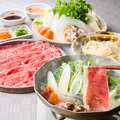 料理メニュー写真&nbsp;牛しゃぶしゃぶ（約150g）一人前