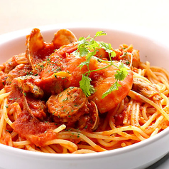 魚介たっぷり！ロック風ペスカトーレの写真