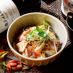 炙り鮮魚のバター醤油飯