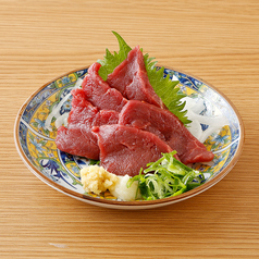 馬刺し赤身/馬刺しユッケ 各