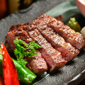 料理メニュー写真 備長炭で焼く愛知県産知多牛サーロインステーキ