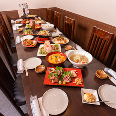 テーブル席を用意