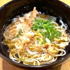 自家製のかすうどん