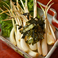 料理メニュー写真&nbsp;島らっきょう/ゴーヤスライス