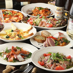 イタリア料理アニマロッサのコース写真