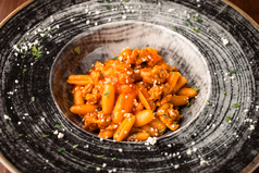 ニョッケッティサルディ　自家製サルシッチャとトマトソース”カンピダネーゼ“