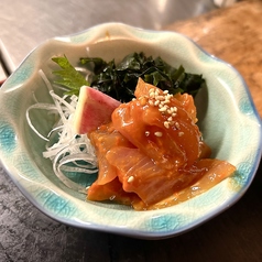 五島の白身魚ウニ和え