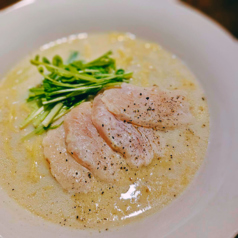 当店1番の人気メニュー、貝出汁豆乳らぁめん☆ の写真