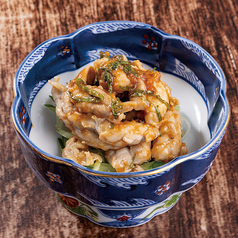 鶏せせりの梅もろみ