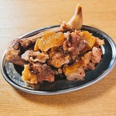 骨付き親鳥の鶏油焼き
