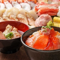 数種類の海鮮も食べ放題！！海鮮好きにはたまらない◎