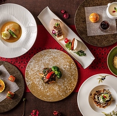 中国割烹旅館 掬水亭 レストラン天外天のコース写真