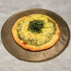 しらすと大葉のピザ
