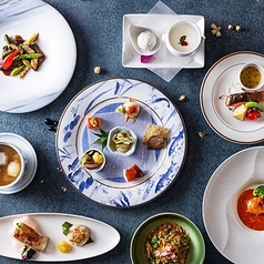 中国割烹旅館 掬水亭 レストラン天外天のコース写真