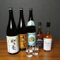 焼酎・日本酒・ウィスキー