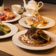 ランチからカフェタイムまでゆったり満喫