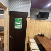 喫煙スペースがございます♪