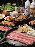 韓国といえば…サムギョプサル！お得なセットもご用意