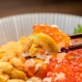 料理メニュー写真&nbsp;直送生雲丹とイクラ