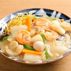 海鮮塩あんかけ焼きそば