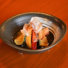 野菜の黄金出汁揚げ浸し