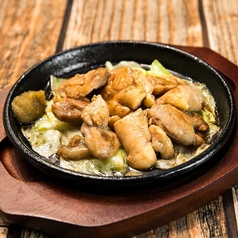 鶏もも鉄板焼き