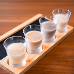 マッコリ飲み比べ4種