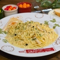 料理メニュー写真&nbsp;自家製パンチェッタのカルボナーラ