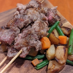 ラムの串焼き 野藤ソテー添え (1本40g)【2本】