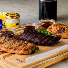 熟成肉三種の食べ比べ