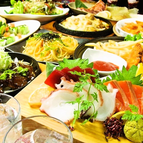 寝屋川市駅徒歩30秒☆ゆったり店内で海鮮・和食料理をお楽しみ下さい！