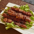 料理メニュー写真&nbsp;ラム肉串焼き(3本)