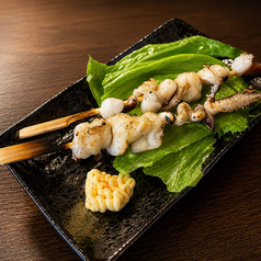 炭火焼きイカゲソ串一本