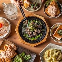 【産地直結の野菜】旬メニューでお楽しみいただけます