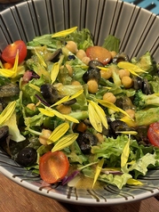 新鮮野菜のグリーンサラダ もろこしベースドレッシング