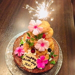 誕生日などのサプライズにも対応可能！メッセージなど事前にご相談ください。※要予約