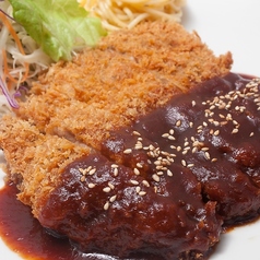 大きなチキンカツ定食