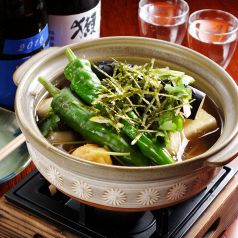 【名物の一つ】季節野菜をふんだんに使用『朴の木豆腐』