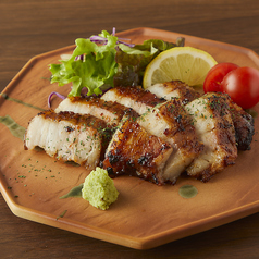 糸島豚バラ肉の味噌漬け炙り