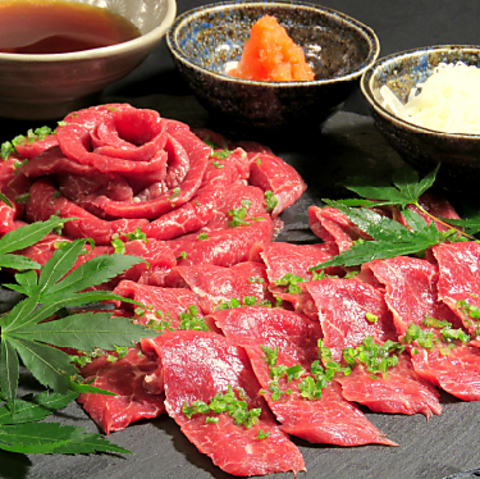 北海道で食べた‘’あの感動の味‘’を郡山で。部位ごとの旨みを食べ比べできます。　
